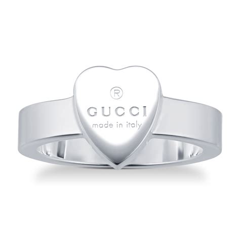 gucci heart gold|Gucci trademark silver heart ring.